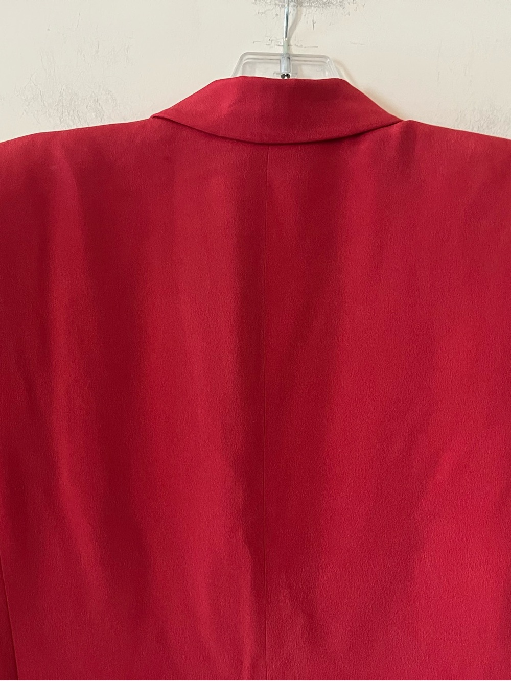 Jones New York Red Double-Breasted Silk Blazer Women’s Size 4P - Picture 3 of 16